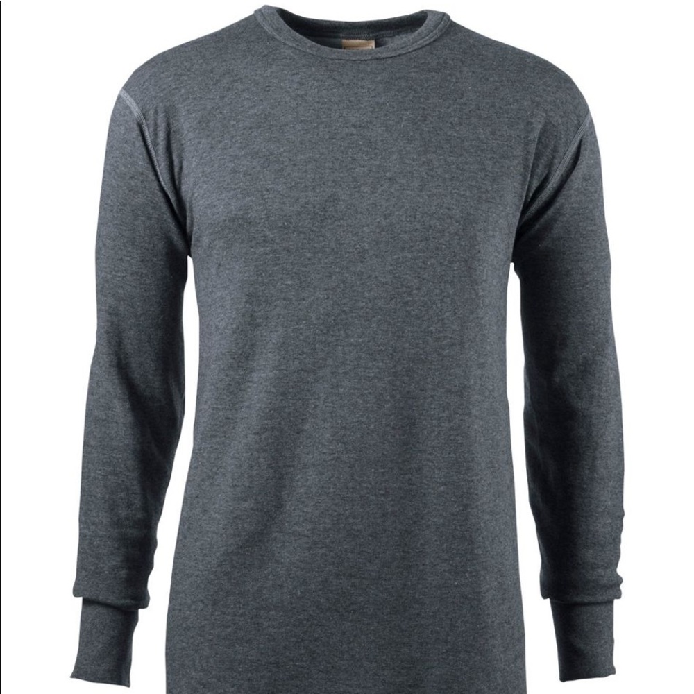 LL Bean Micro Waffle Crew Long Sleeve Pullover